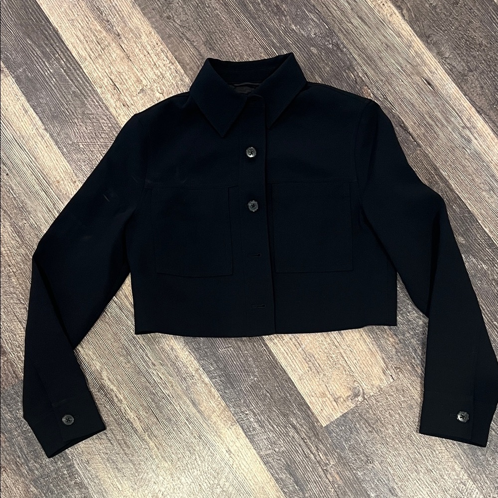 Aritzia Black Cropped Blazer -Wilfred